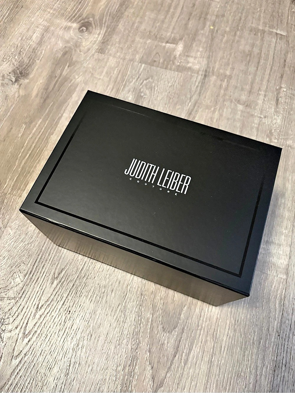 Judith Leiber Black Clutch Packaging Set *EMPTY*